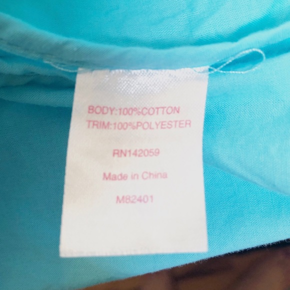 Macbeth Collection by Margaret Josephs Aqua Tunic Beach Cover Up - Picture 11 of 13